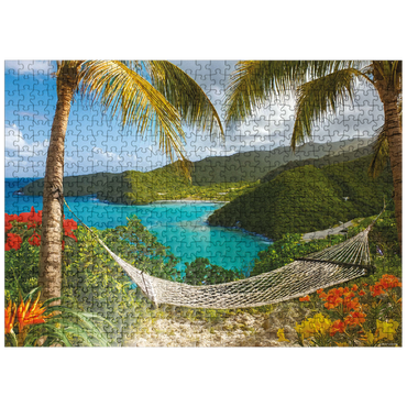 puzzleplate Paradise Retreat 500 Jigsaw Puzzle