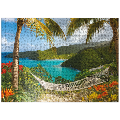 puzzleplate Paradise Retreat 500 Jigsaw Puzzle