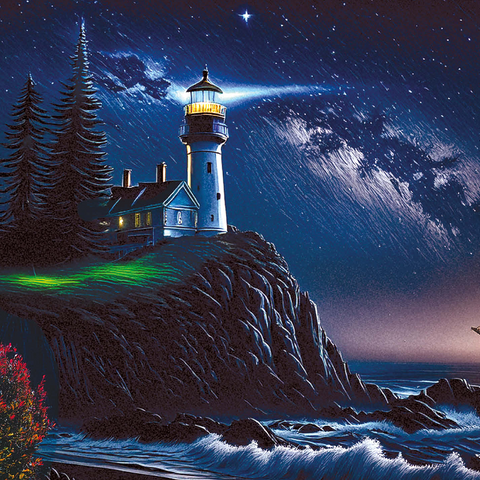 Refuge in the Night 1000 Jigsaw Puzzle 3D Modell