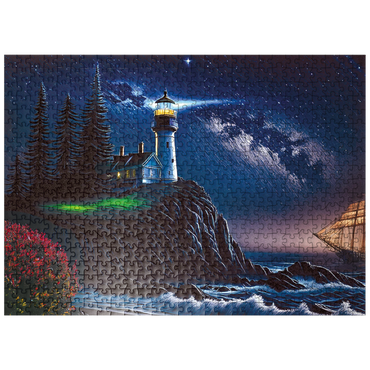 puzzleplate Refuge in the Night 500 Jigsaw Puzzle