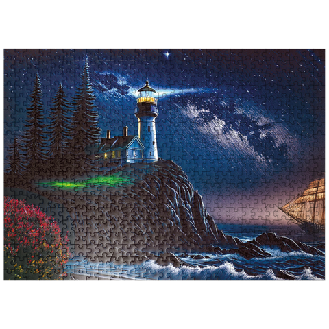 puzzleplate Refuge in the Night 500 Jigsaw Puzzle