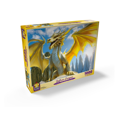 Saffron Dragon 1000 Jigsaw Puzzle box view2