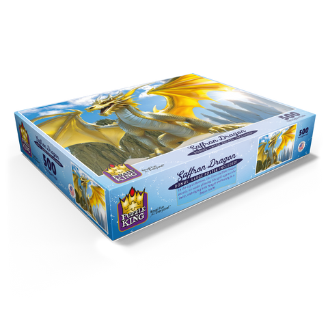 Saffron Dragon 500 Jigsaw Puzzle box view1