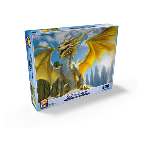 Saffron Dragon 500 Jigsaw Puzzle box view2