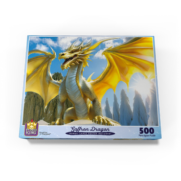 Saffron Dragon 500 Jigsaw Puzzle box view3