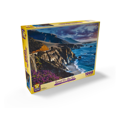 Sunset On Big Sur 1000 Jigsaw Puzzle box view2