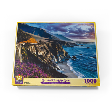 Sunset On Big Sur 1000 Jigsaw Puzzle box view3