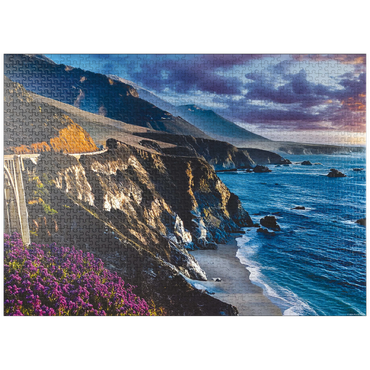 puzzleplate Sunset On Big Sur 1000 Jigsaw Puzzle