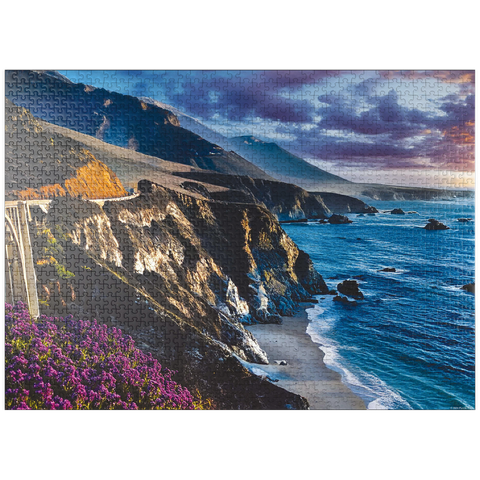 puzzleplate Sunset On Big Sur 1000 Jigsaw Puzzle