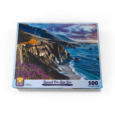 Sunset On Big Sur 500 Jigsaw Puzzle box view3