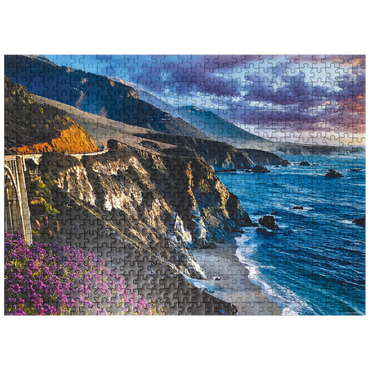 puzzleplate Sunset On Big Sur 500 Jigsaw Puzzle