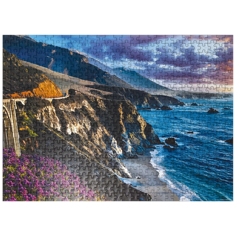 puzzleplate Sunset On Big Sur 500 Jigsaw Puzzle