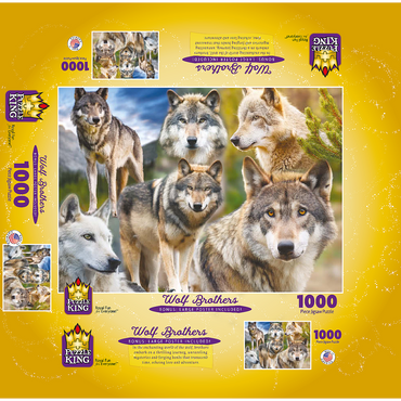 Wolf Brothers 1000 Jigsaw Puzzle box 3D Modell