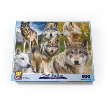 Wolf Brothers 500 Jigsaw Puzzle box view3