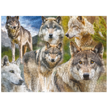 puzzleplate Wolf Brothers 500 Jigsaw Puzzle