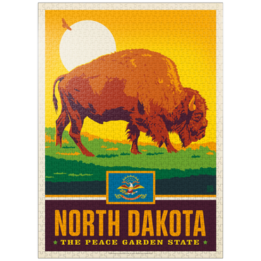 puzzleplate North Dakota: The Peace Garden State 1000 Jigsaw Puzzle