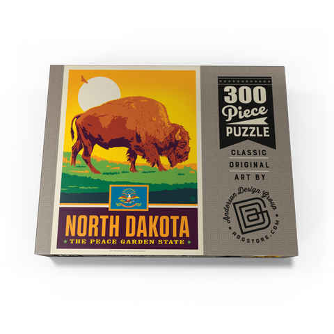 North Dakota: The Peace Garden State 300 Jigsaw Puzzle box view3