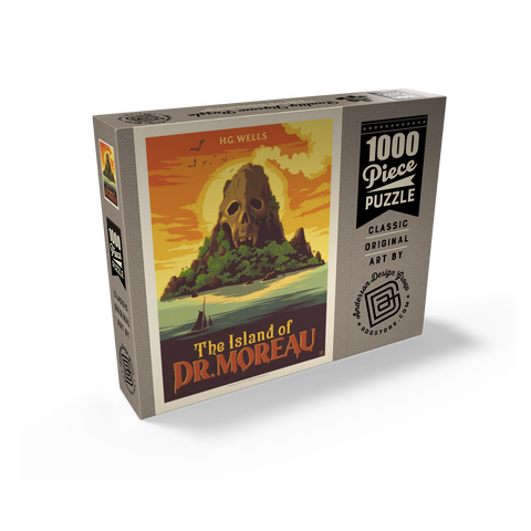 The Island Of Dr. Moreau: H.G. Wells 1000 Jigsaw Puzzle box view2