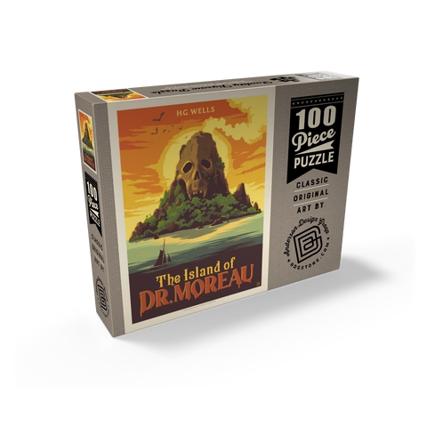 The Island Of Dr. Moreau: H.G. Wells 100 Jigsaw Puzzle box view2