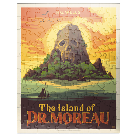 puzzleplate The Island Of Dr. Moreau: H.G. Wells 100 Jigsaw Puzzle