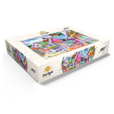 Conch Republic - Watercolor Artwork 1000 Jigsaw Puzzle box view1