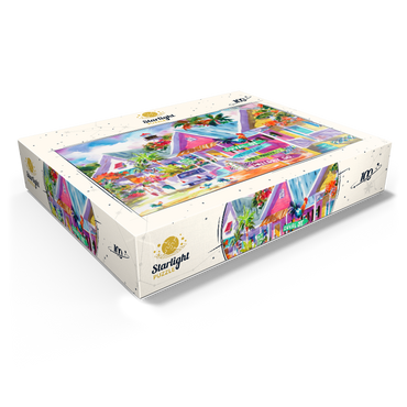 Conch Republic - Watercolor Artwork 100 Jigsaw Puzzle box view1