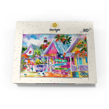 Conch Republic - Watercolor Artwork 500 Jigsaw Puzzle box view3