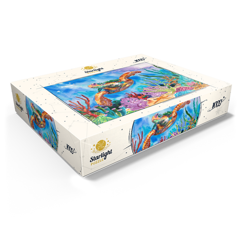 Reef Rider - Watercolor Artwork 1000 Jigsaw Puzzle box view1