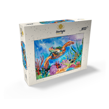 Reef Rider - Watercolor Artwork 1000 Jigsaw Puzzle box view2