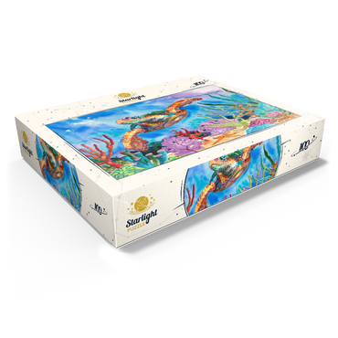 Reef Rider - Watercolor Artwork 100 Jigsaw Puzzle box view1