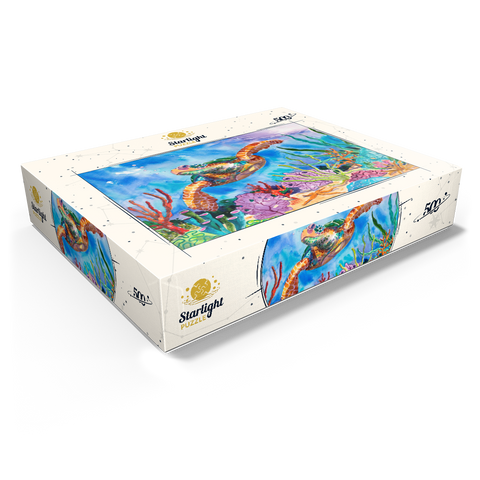 Reef Rider - Watercolor Artwork 500 Jigsaw Puzzle box view1