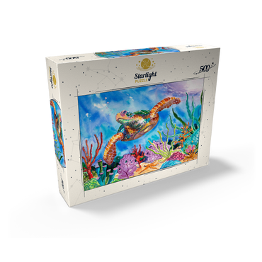 Reef Rider - Watercolor Artwork 500 Jigsaw Puzzle box view2