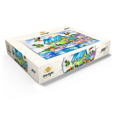 Living The Lime Life - Watercolor Artwork 1000 Jigsaw Puzzle box view1