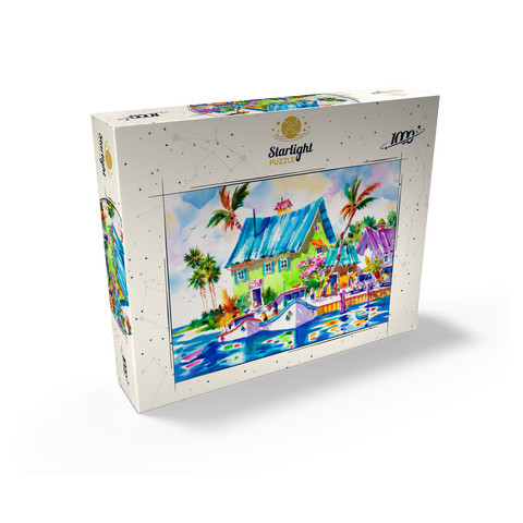 Living The Lime Life - Watercolor Artwork 1000 Jigsaw Puzzle box view2