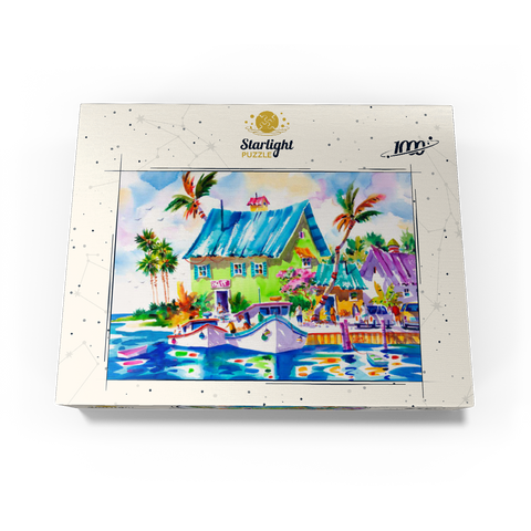 Living The Lime Life - Watercolor Artwork 1000 Jigsaw Puzzle box view3