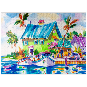 puzzleplate Living The Lime Life - Watercolor Artwork 1000 Jigsaw Puzzle