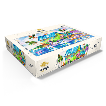 Living The Lime Life - Watercolor Artwork 100 Jigsaw Puzzle box view1