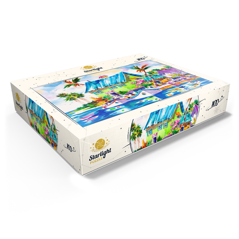 Living The Lime Life - Watercolor Artwork 100 Jigsaw Puzzle box view1