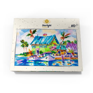 Living The Lime Life - Watercolor Artwork 100 Jigsaw Puzzle box view3