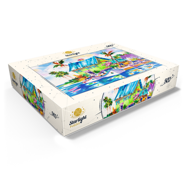 Living The Lime Life - Watercolor Artwork 500 Jigsaw Puzzle box view1