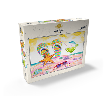 5 O'clock Somewhere - Watercolor Artwork 100 Jigsaw Puzzle box view2