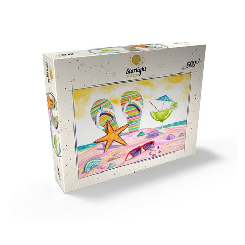 5 O'clock Somewhere - Watercolor Artwork 500 Jigsaw Puzzle box view2