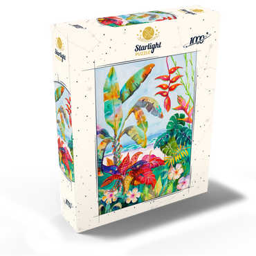 Florida Foliage - Watercolor Artwork 1000 Jigsaw Puzzle box view2
