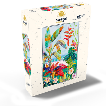 Florida Foliage - Watercolor Artwork 100 Jigsaw Puzzle box view2
