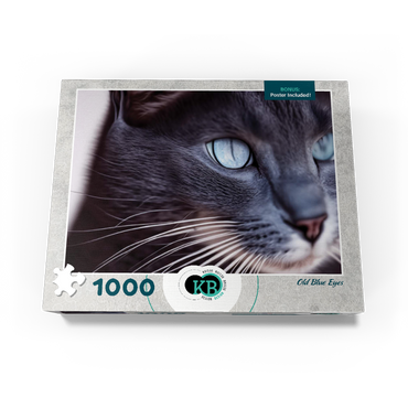 Animal Photography: Old Blue Eyes 1000 Jigsaw Puzzle box view3