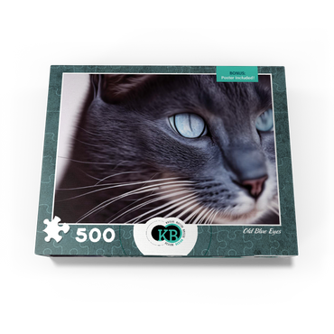 Animal Photography: Old Blue Eyes 500 Jigsaw Puzzle box view3