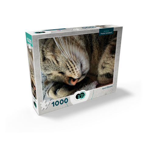 Animal Photography: Cat Sweet Dreams 1000 Jigsaw Puzzle box view2