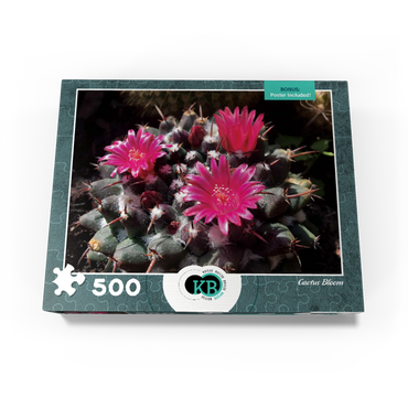 Flowers & Plants Photography: Cactus_Bloom 500 Jigsaw Puzzle box view3