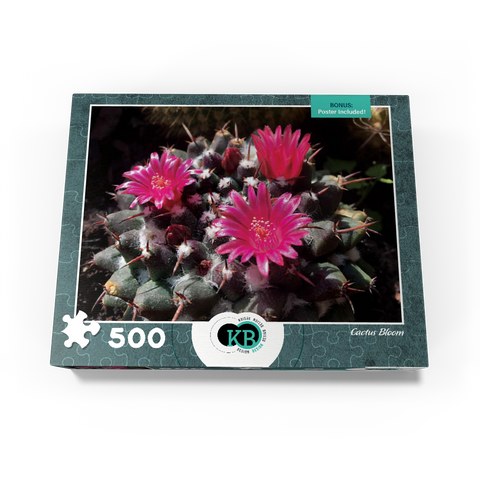 Flowers & Plants Photography: Cactus_Bloom 500 Jigsaw Puzzle box view3