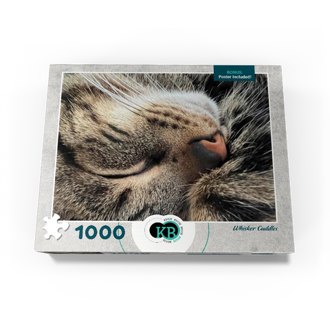 Animal Photography: Cat Whisker Cuddles 1000 Jigsaw Puzzle box view3